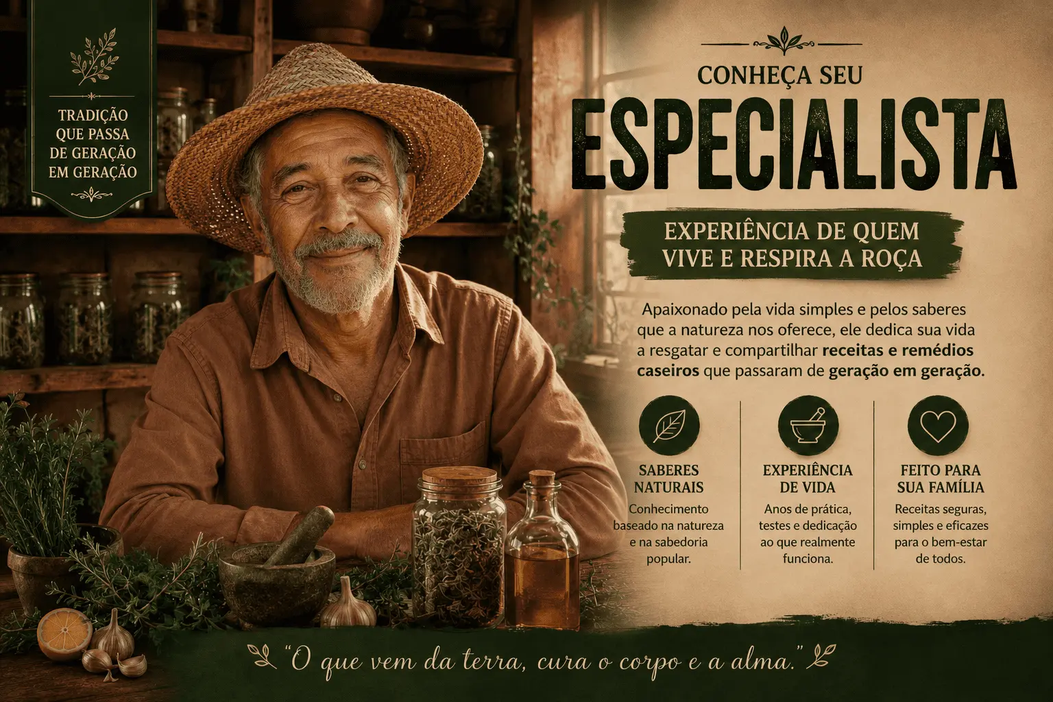 O Sábio da Roça — experiência de quem vive e respira a roça